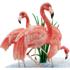 Crystal Myriad Flamingos