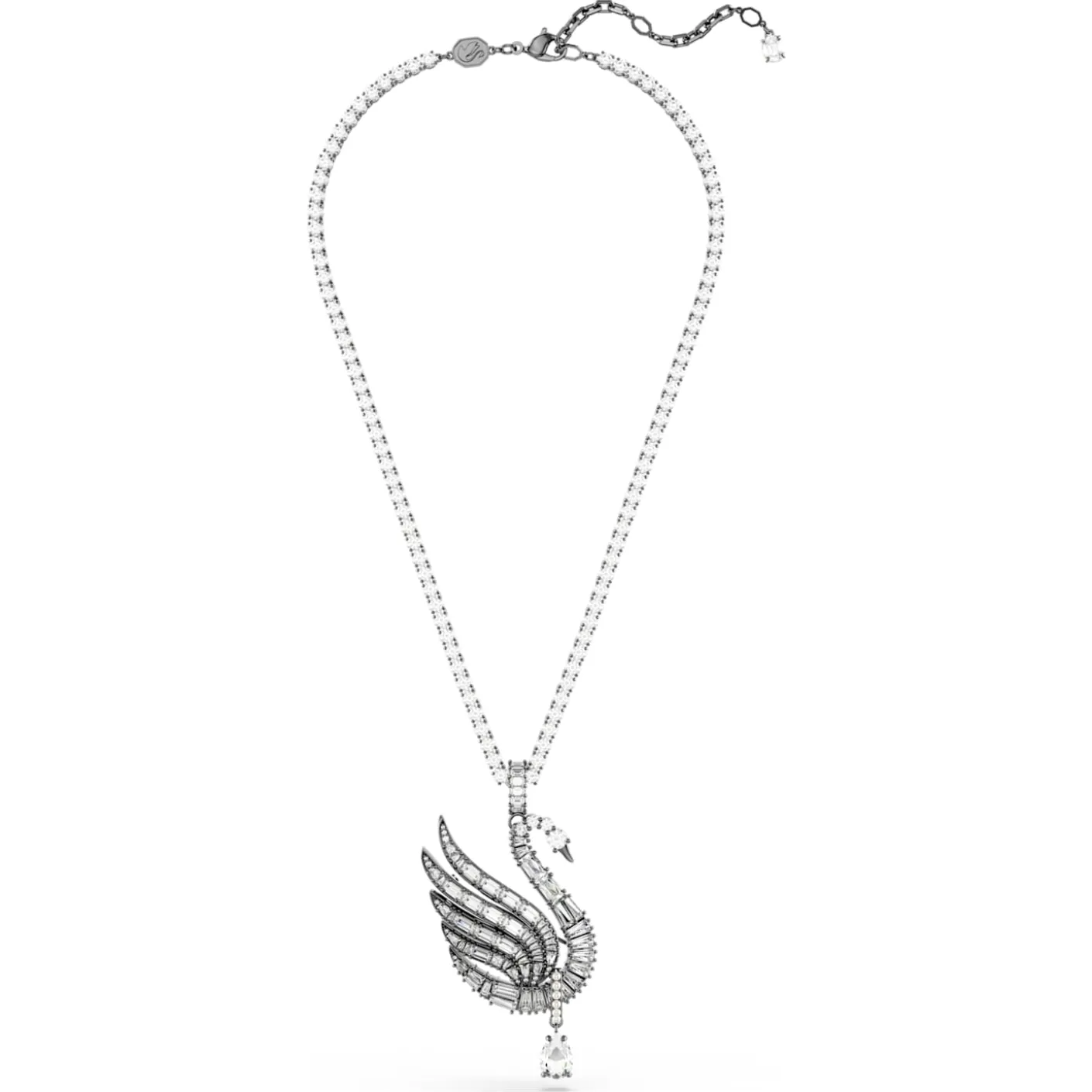 Swan Anhänger und Brosche
